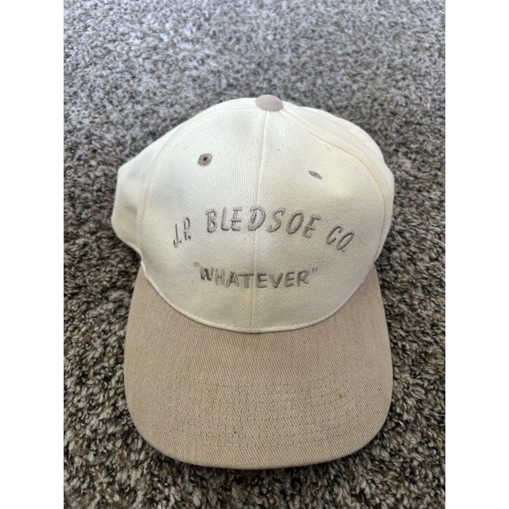 Vtg JP Bledsoe Co "whatever"‎ Strapback Baseball Cap Hat OSFM